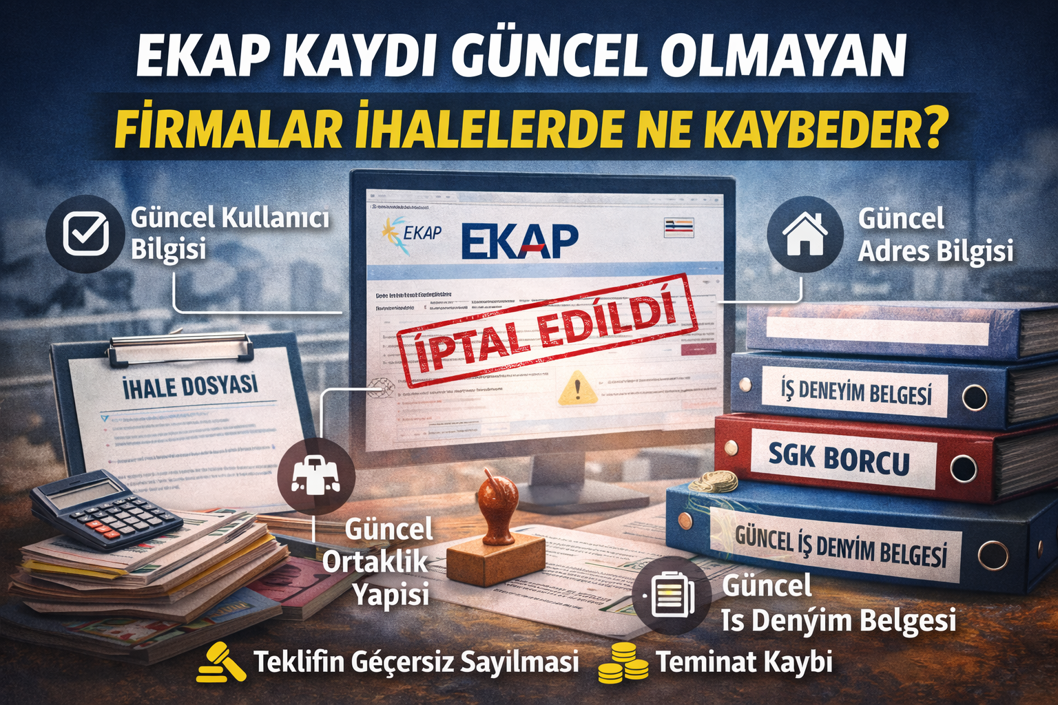 EKAP Kaydı Güncel Olmayan Firmalar İhalelerde Ne Kaybeder