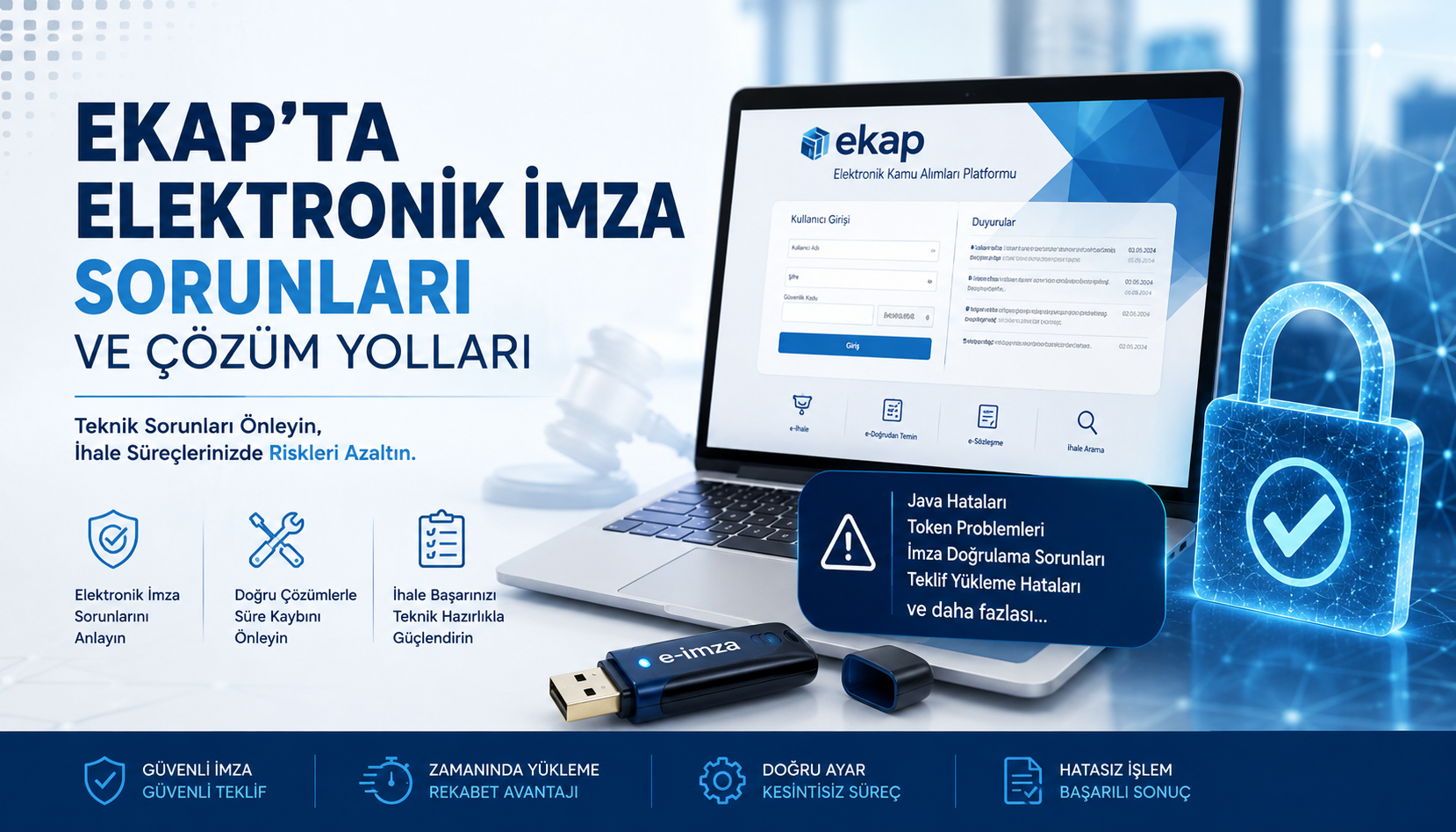 EKAP’ta Elektronik İmza Sorunları ve Çözüm Yolları