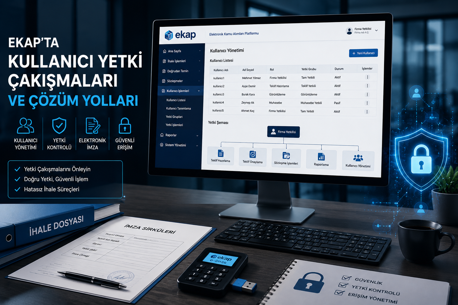 EKAP’ta Kullanıcı Yetki Çakışmaları ve Çözüm Yolları