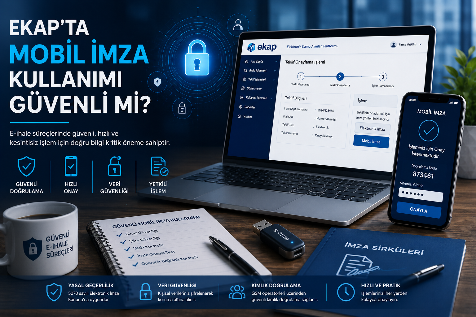 EKAP’ta Mobil İmza Kullanımı Güvenli mi?