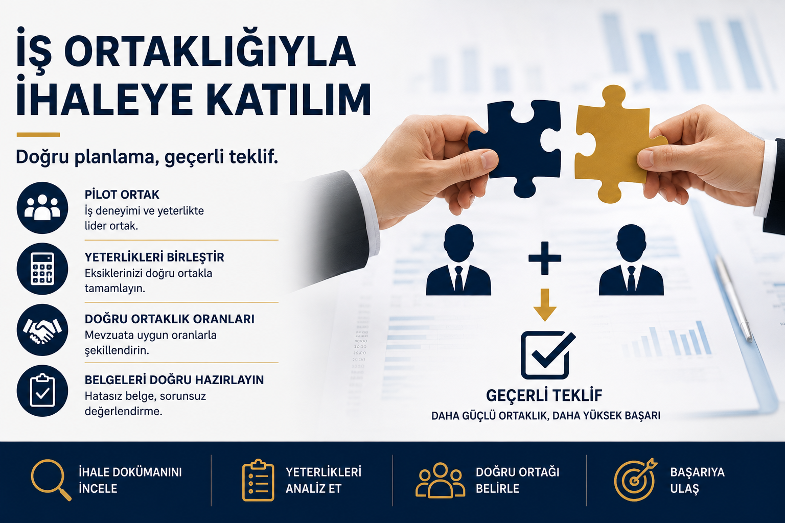 İş Ortaklığıyla İhaleye Girmek İsteyen Firmaların Dikkat Etmesi Gerekenler