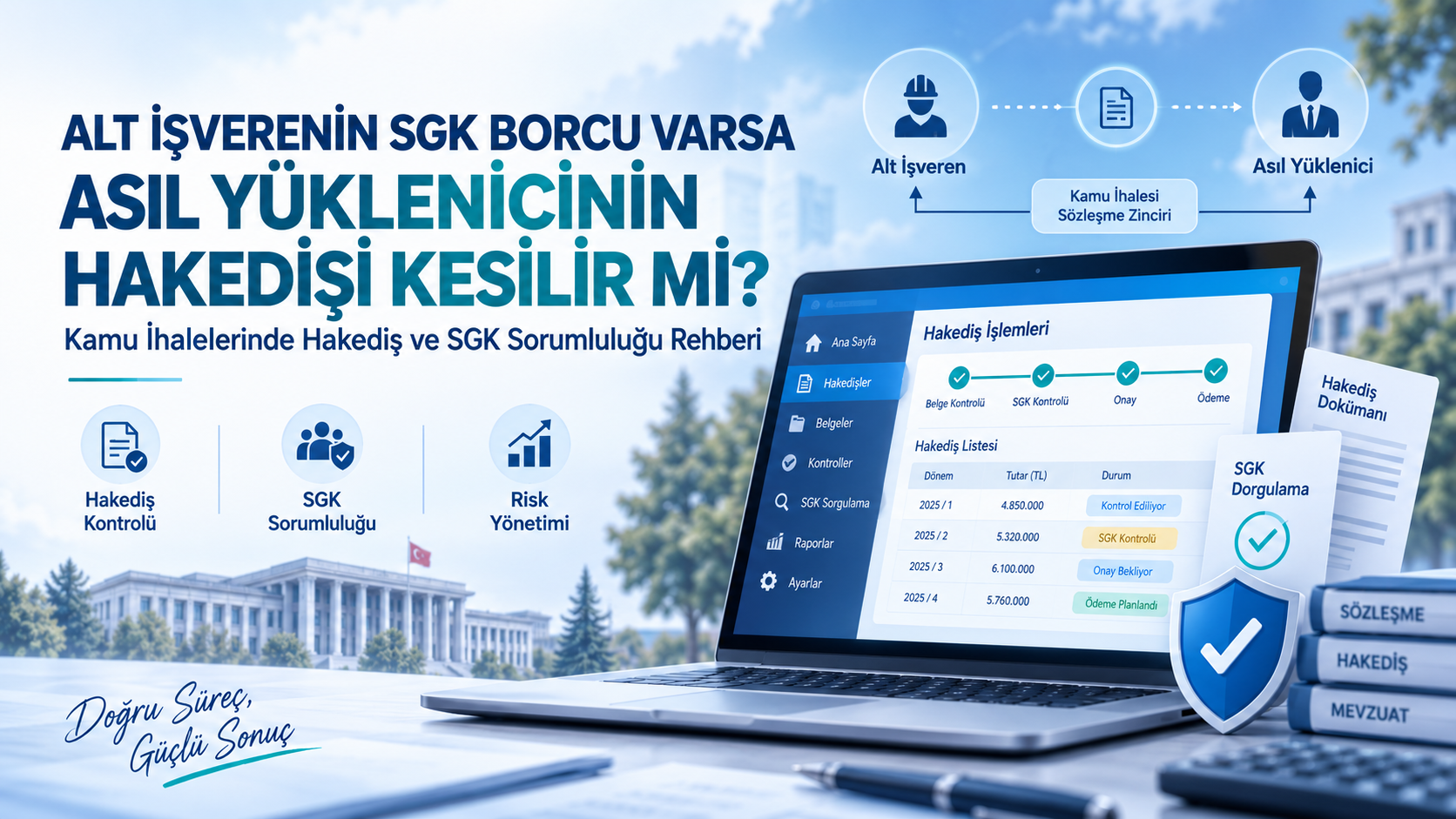 Alt İşverenin SGK Borcu Varsa Asıl Yüklenicinin Hakedişi Kesilir mi