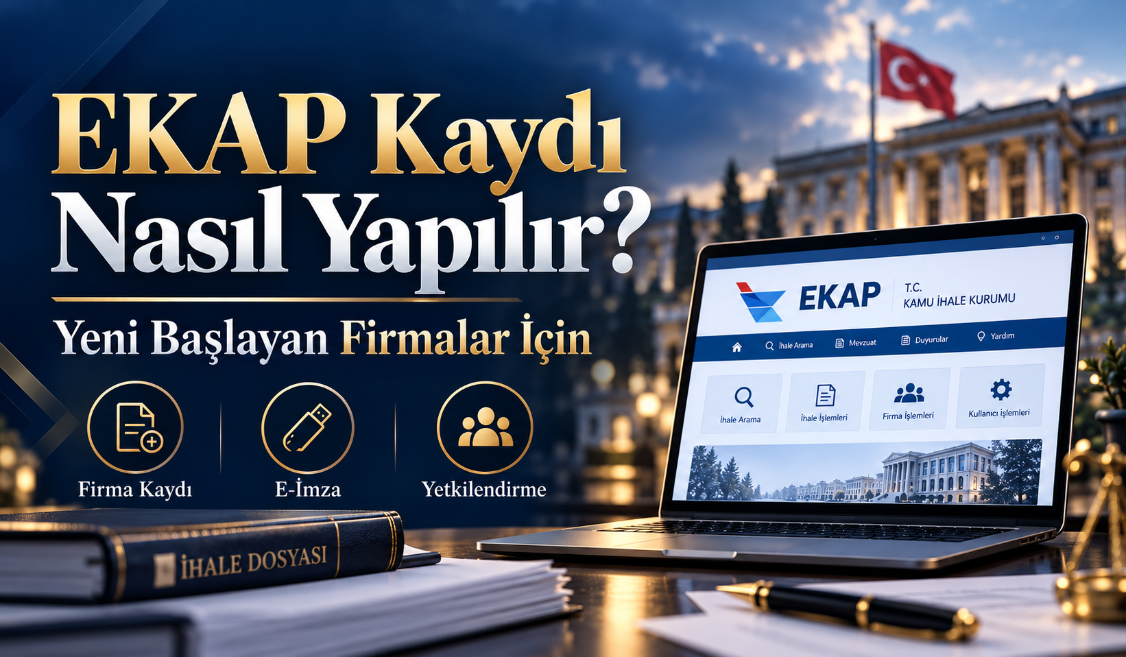 İlk Kez Kamu İhalesine Katılacak Firmalar İçin EKAP Kaydı Nasıl Yapılır