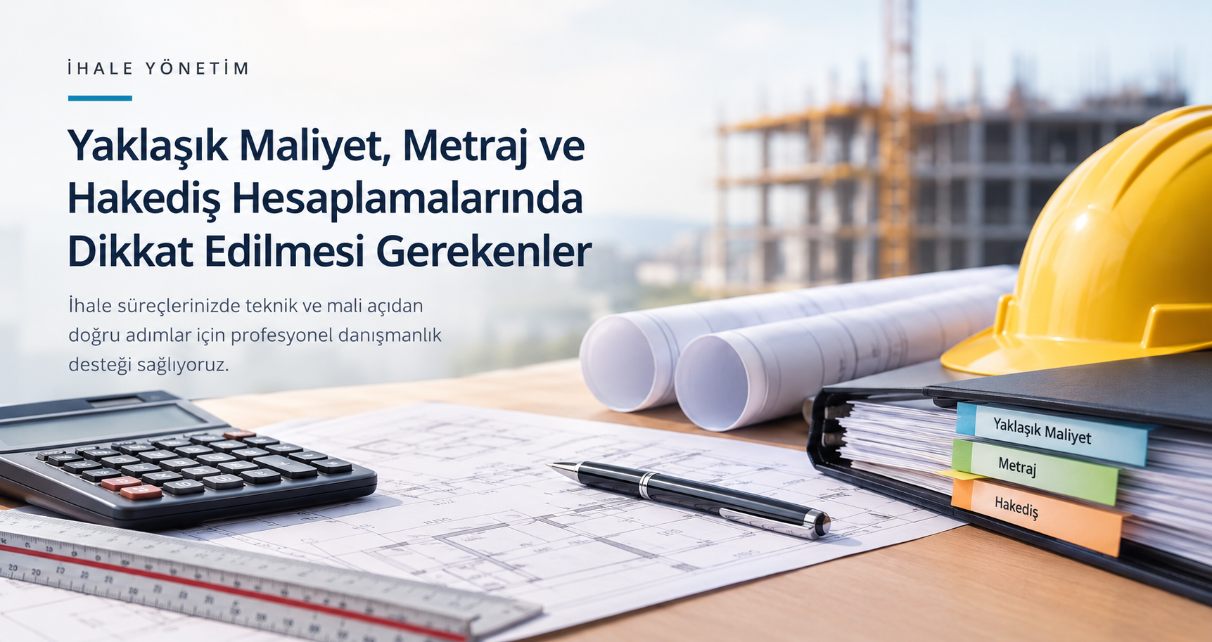 Yaklaşık Maliyet, Metraj ve Hakediş Hesaplamalarında Dikkat Edilmesi Gerekenler