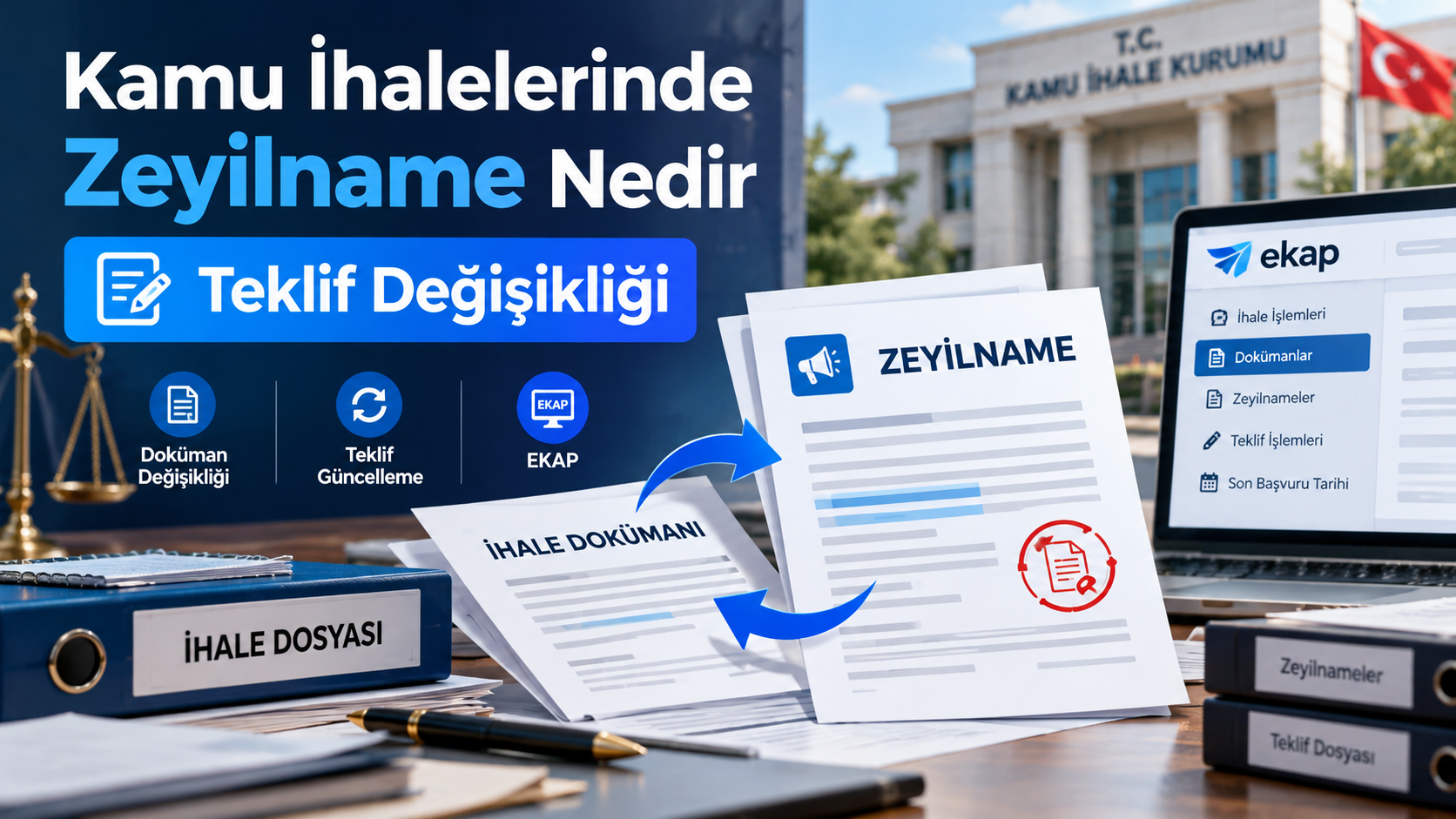 Kamu İhalelerinde Zeyilname Nedir ve Verilen Teklif Nasıl Değiştirilir